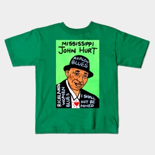 Mississippi John Hurt Kids T-Shirt